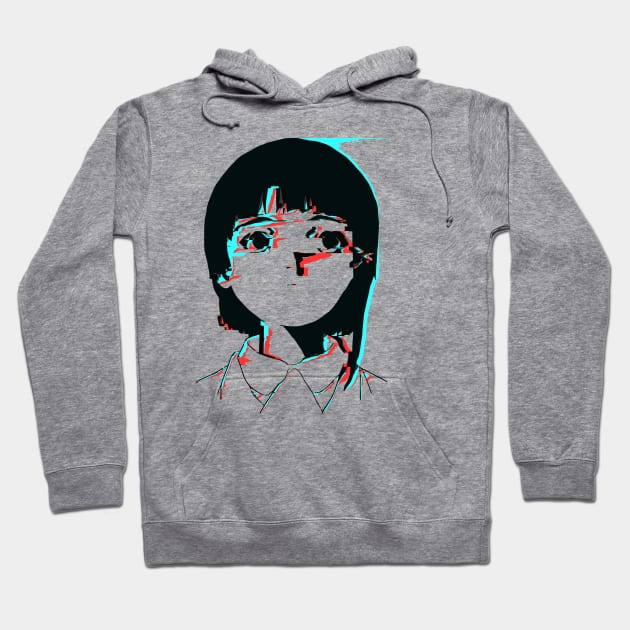 Lain 3D Glitch 01 Hoodie by RAdesigns